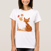 Wildtiere - Fox im Herbst/Herbst. Unisex T-Shirt (Vorderseite)