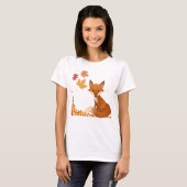 Wildtiere - Fox im Herbst/Herbst. Unisex T-Shirt (Vorne ganz)