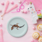 Wildtiere - GECKO - gefährdete Arten - Party Pappteller (Party)