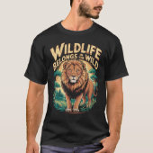 Wildtiere gehören zum wilden T-Shirt (Vorderseite)