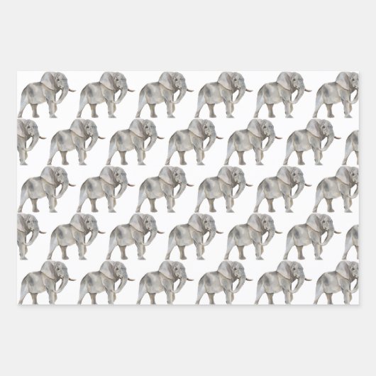 Wildtiere Geschenkpapier Set (Vorderseite 2)