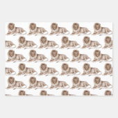 Wildtiere Geschenkpapier Set (Vorderseite)