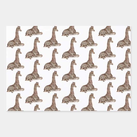 Wildtiere Geschenkpapier Set (Vorderseite 3)