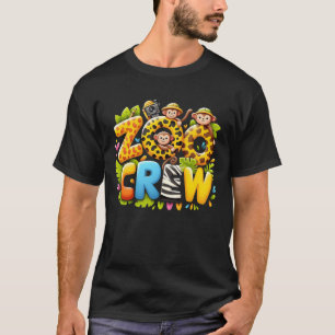 Wildtiere Giraffe Crew Safari Tierzucht Hühner Kin T-Shirt