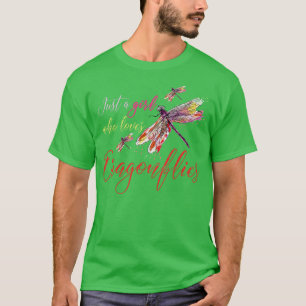 Wildtiere Girl-Geschenk Dragonfly T-Shirt