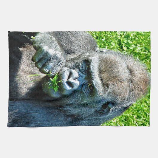 WILDTIERE - GORILLAS GESCHIRRTUCH (Horizontal)