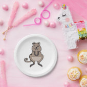 Wildtiere - Happy QUOKKA - Natur - Party Pappteller (Party)