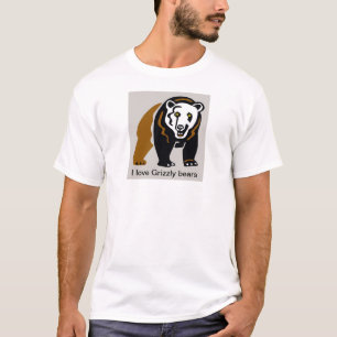Wildtiere - I Liebe GRIZZLY BÄRS - wild lebende Ti T-Shirt