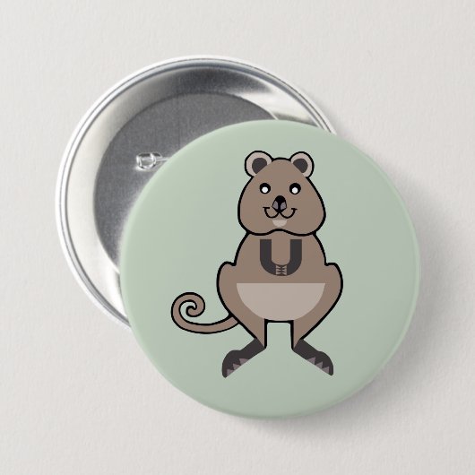 Wildtiere - I Liebe QUOKKAS - Natur - Australien Button (Vorne & Hinten)