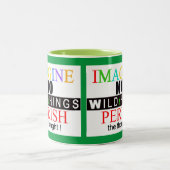 Wildtiere - IMAGINE - Rettend wild lebende Tiere - Zweifarbige Tasse (Mittel)