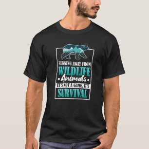 Wildtiere in Bushcraft Wildnatur Überleben im Frei T-Shirt