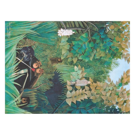 Wildtiere in Tropenwäldern Tischdecke (Vorderseite (Horizontal))