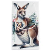 Wildtiere Kangaroo Kleine Geschenktüte (Rückseite)