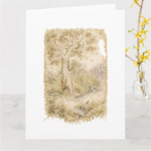Wildtiere Karte (Gelbe Blume)