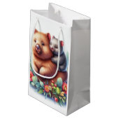 Wildtiere Kleine Geschenktüte (Rückseite Schrägansicht)
