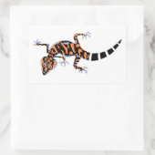 Wildtiere - Kuriowa's Ground GECKO - Natur Rechteckiger Aufkleber (Tasche)