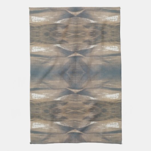 Wildtiere Leopard Wildtier Muster Brown Black Geschirrtuch (Vertikal)