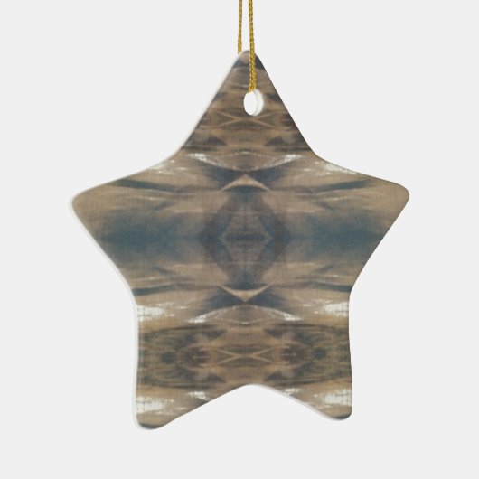 Wildtiere Leopard Wildtier Muster Brown Black Keramikornament (Rechts)