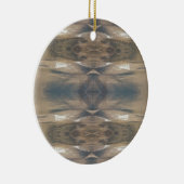 Wildtiere Leopard Wildtier Muster Brown Black Keramikornament (Rechts)