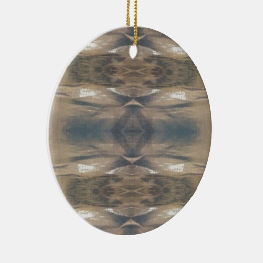 Wildtiere Leopard Wildtier Muster Brown Black Keramikornament (Rechts)