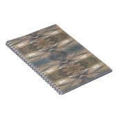 Wildtiere Leopard Wildtier Muster Brown Black Notizblock (Rechte Seite)