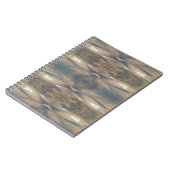 Wildtiere Leopard Wildtier Muster Brown Black Notizblock (Linke Seite)