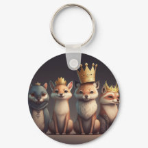 Wildtiere mit Kronen