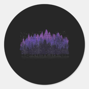 Wildtiere Outdoor Bäume Natur Wald Runder Aufkleber