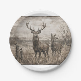 Wildtiere Pappteller