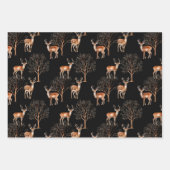 Wildtiere rustikal geschenkpapier set (Vorderseite 3)