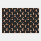 Wildtiere rustikal geschenkpapier set (Vorderseite 2)