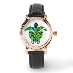 Wildtiere - See TURTLE - Tierfreund - Natur Armbanduhr