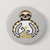 Wildtiere - SLOTH - Erhaltung - Natur Button (Vorderseite)