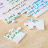 Wildtiere Spaß Fakten Erwachsene & Kinder Puzzle (Seite)