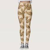 Wildtiere und Palmen Leggings (Vorderseite)