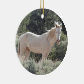 Wildtiere, Wildpferde, Natur, Tiere Keramik Ornament (Rechts)