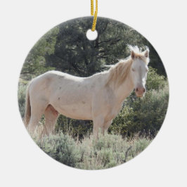 Wildtiere, Wildpferde, Natur, Tiere Keramik Ornament