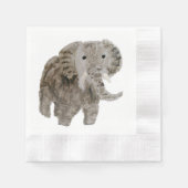 WildtierElefant Serviette (Vorderseite)