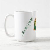 Wildtierfreundliches Farbd Design  Kaffeetasse (Links)