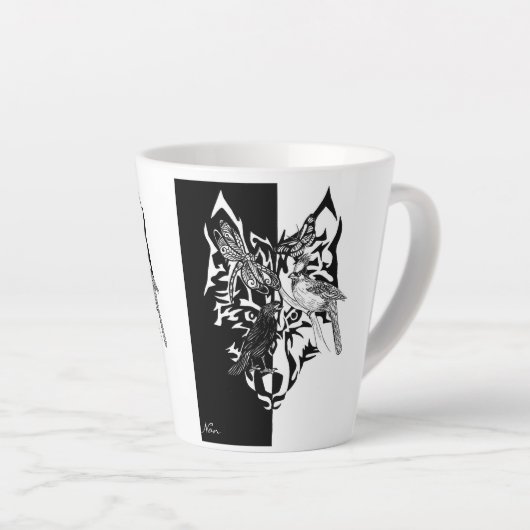 Wildtierführer 4" groß milchtasse (Rechte Ecke)