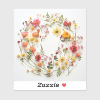 Wildtierfuttervereinbarung für Blume Aufkleber