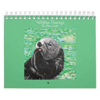Wildtiergemälde 2 von Kirsten Sneath Kalender