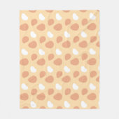 Wildtierhaut Fleecedecke (Vorderseite)