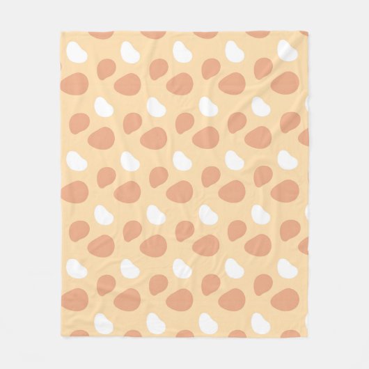 Wildtierhaut Fleecedecke (Vorderseite)