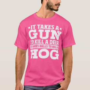 Wildtierjäger - Schweinejagd Keilerjäger Keiler  T-Shirt