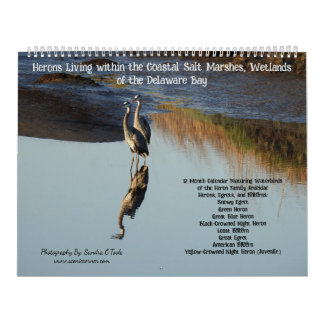 Wildtierkalender, Wasservögel, Reiher Kalender