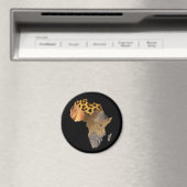 Wildtierkarte der AFRICA-Serie Magnet (In Situ (Geschirrspüler))