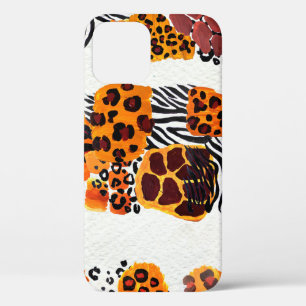 Wildtiermischung nahtlos. Jaguar, Leopard, Case-Mate iPhone Hülle