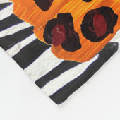 Wildtiermischung nahtlos. Jaguar, Leopard, Fleecedecke (Ecke)