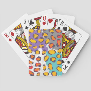 Wildtiermuster Spielkarten